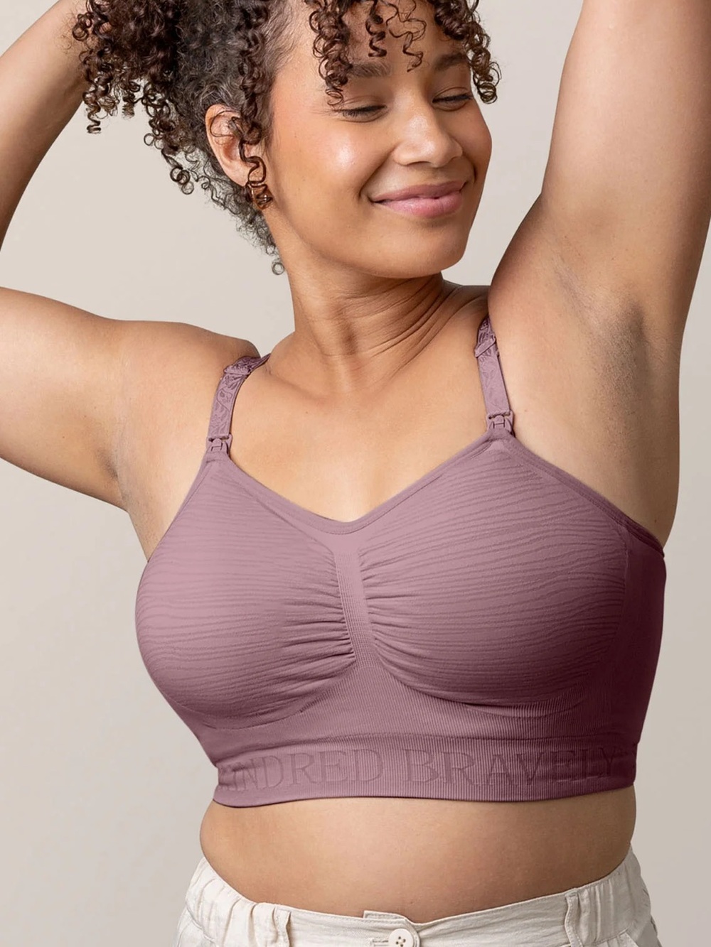 Kindred Bravely Sublime Hands-Free Pumping & Nursing Bra Twilight Purple M KB1
